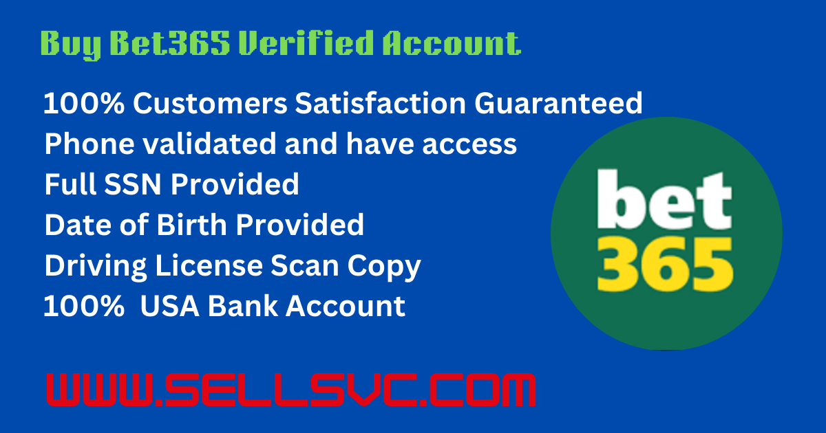 Buy Bet365 Verified Account