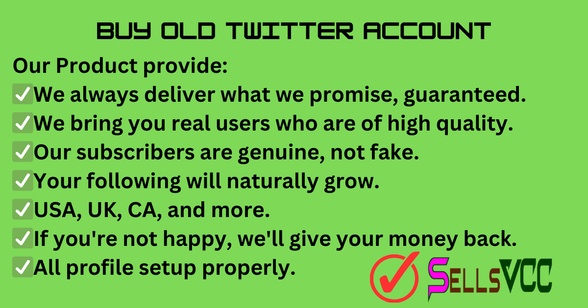 Buy old Twitter Account